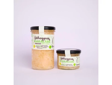 Fermentált fokhagymás karalábé