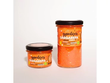 Fermentált gyömbéres sárgarépa