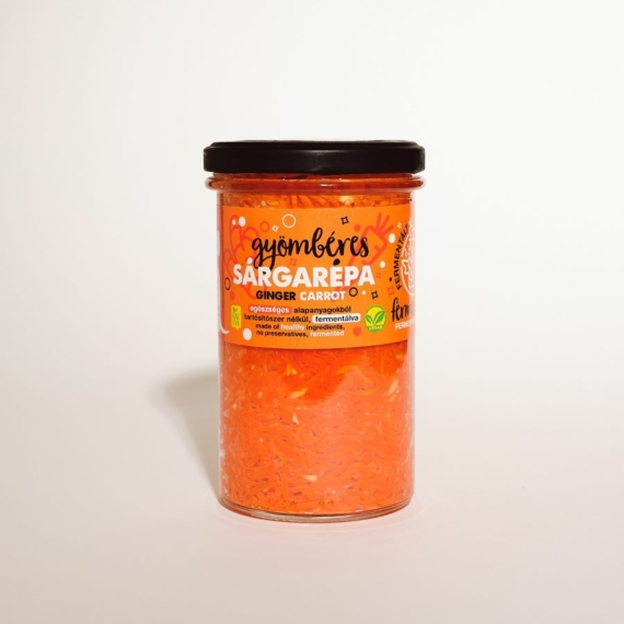 Gyömbéres sárgarépa (450g) - fermentált savanyúság
