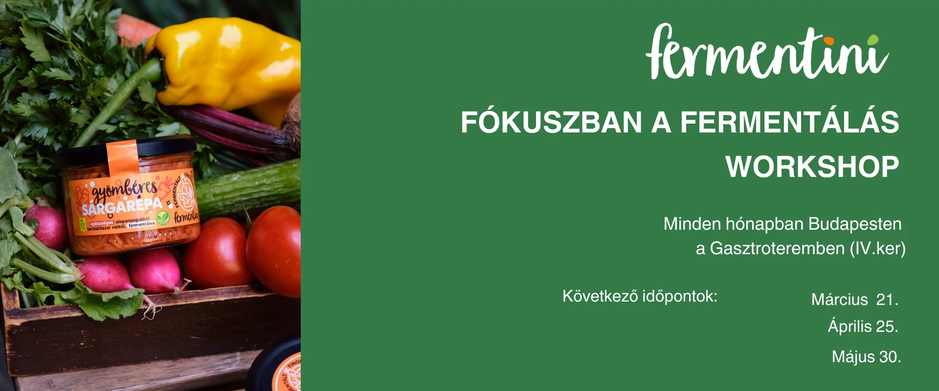 Workshopok, események