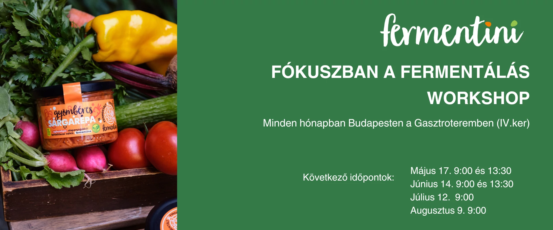 Workshopok, események
