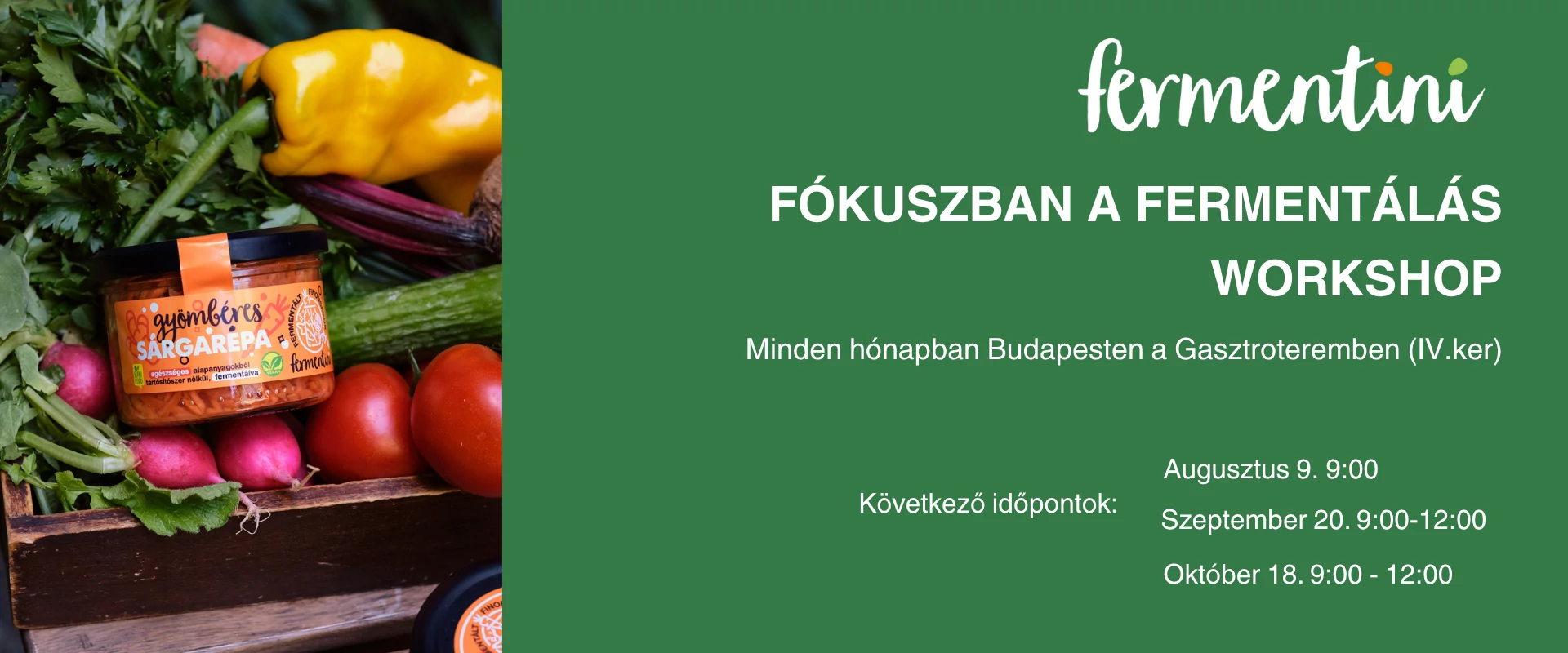 Workshopok, események